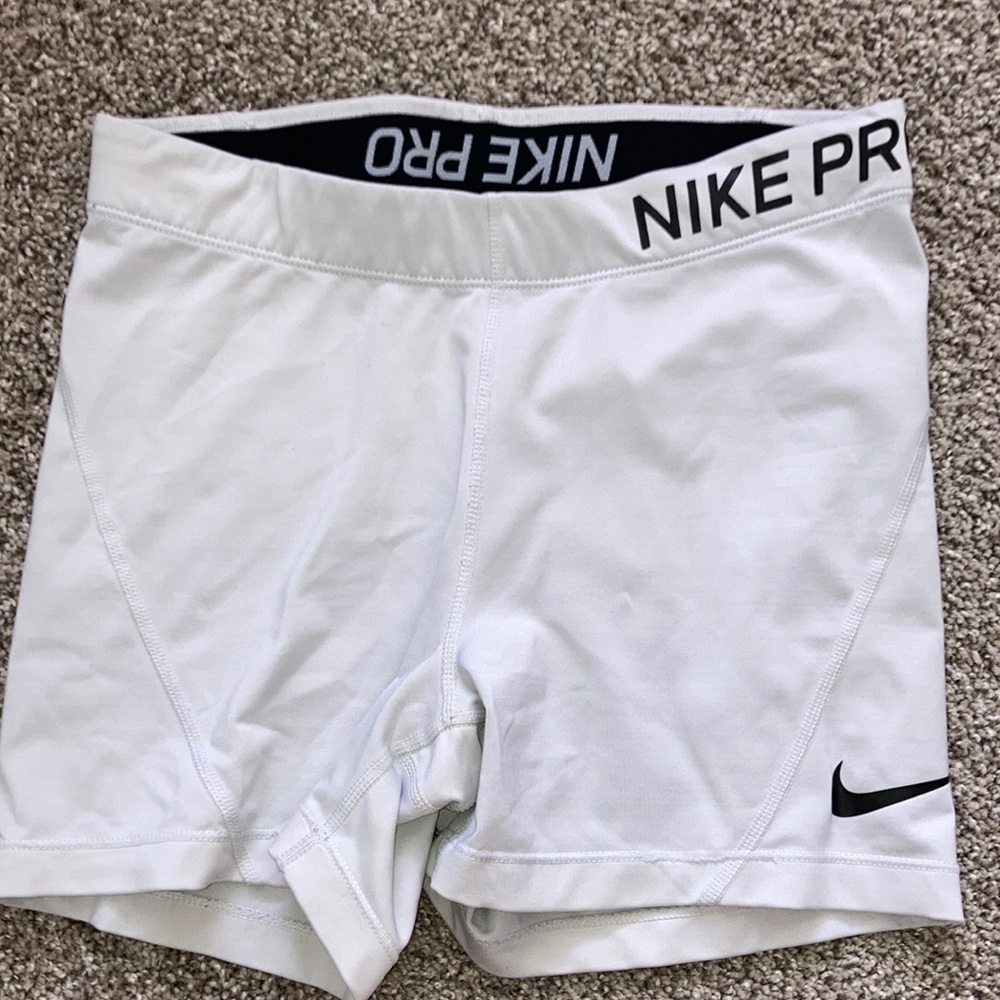 White Nike Pros